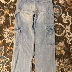 PacSun Sky Blue Women's Cargo Jeans